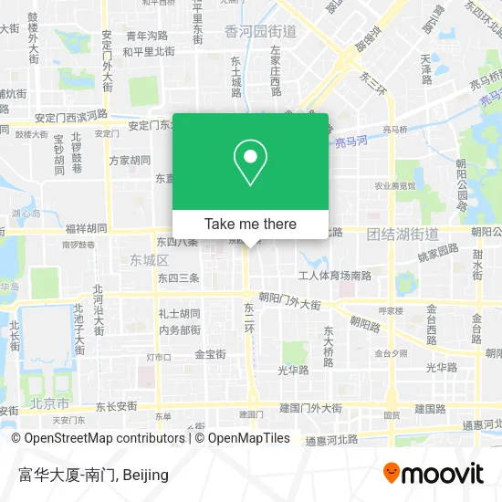 富华大厦-南门 map