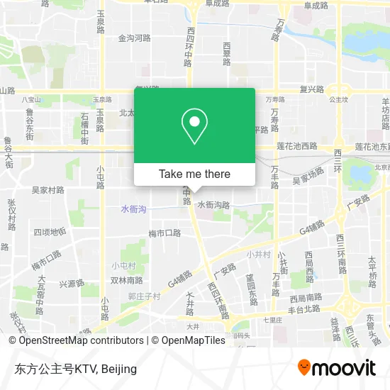 东方公主号KTV map
