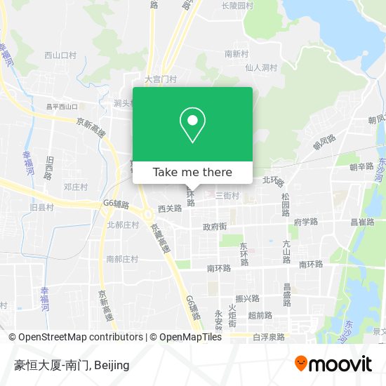 豪恒大厦-南门 map