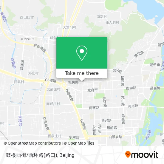 鼓楼西街/西环路(路口) map