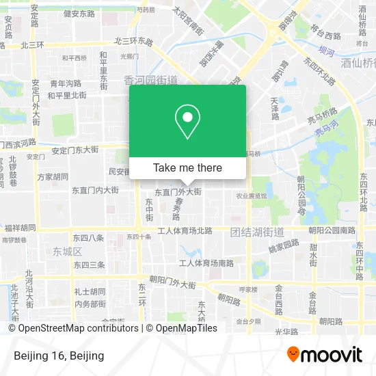 Beijing 16 map