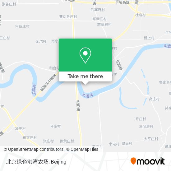 北京绿色港湾农场 map