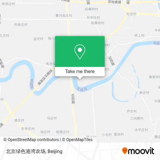 北京绿色港湾农场 map