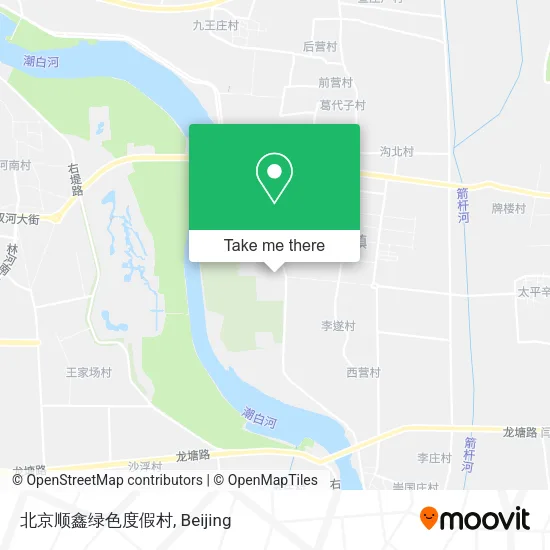 北京顺鑫绿色度假村 map