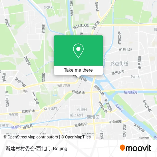 新建村村委会-西北门 map