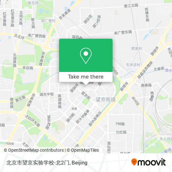 北京市望京实验学校-北2门 map