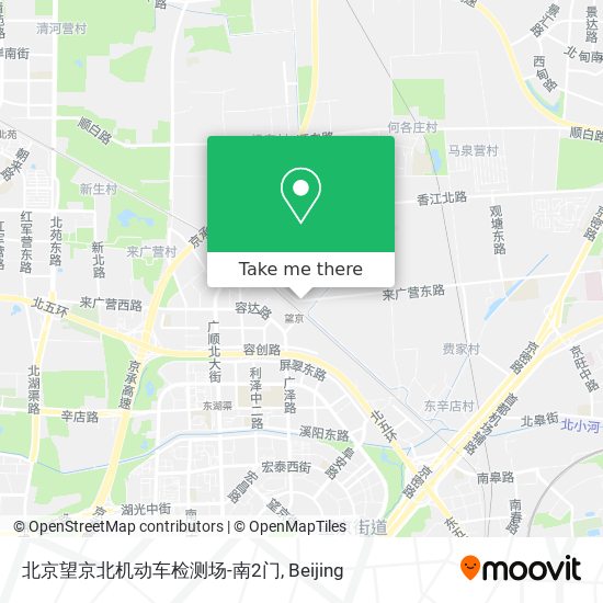 北京望京北机动车检测场-南2门 map