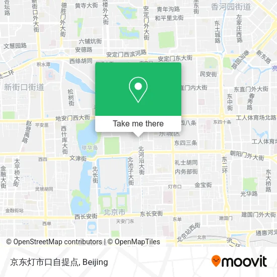 京东灯市口自提点 map