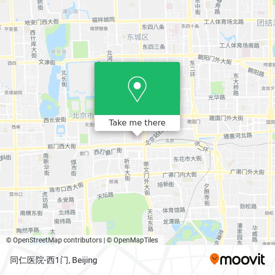 同仁医院-西1门 map