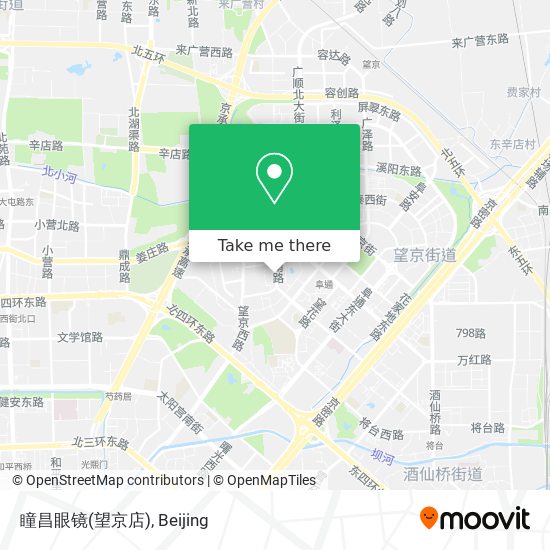 瞳昌眼镜(望京店) map