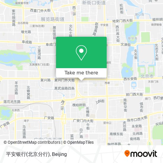 平安银行(北京分行) map