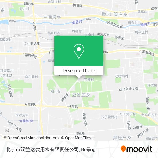 北京市双益达饮用水有限责任公司 map
