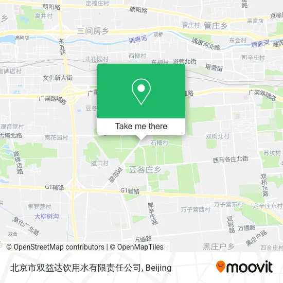 北京市双益达饮用水有限责任公司 map