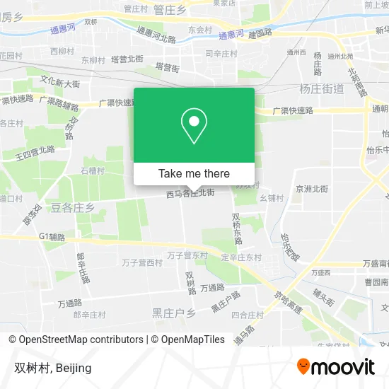 双树村 map