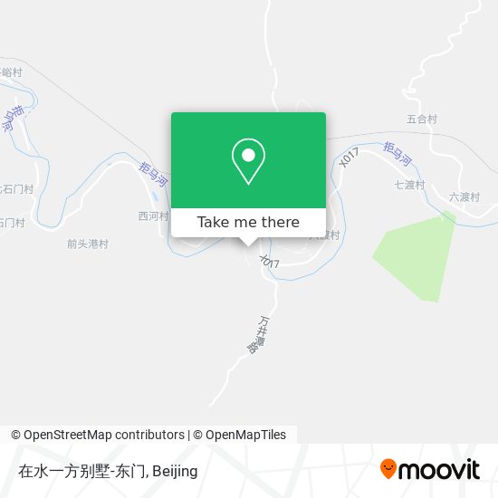 在水一方别墅-东门 map