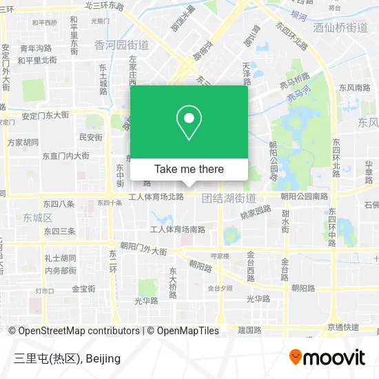 三里屯(热区) map
