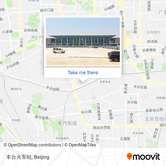 丰台火车站 map