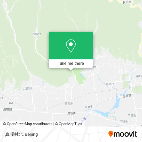真顺村北 map