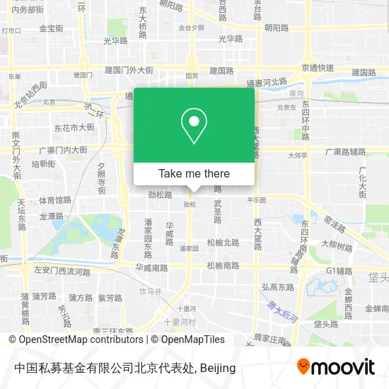 中国私募基金有限公司北京代表处 map