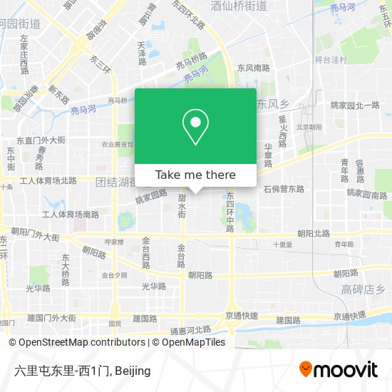 六里屯东里-西1门 map