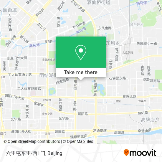 六里屯东里-西1门 map