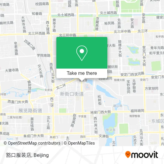 豁口服装店 map