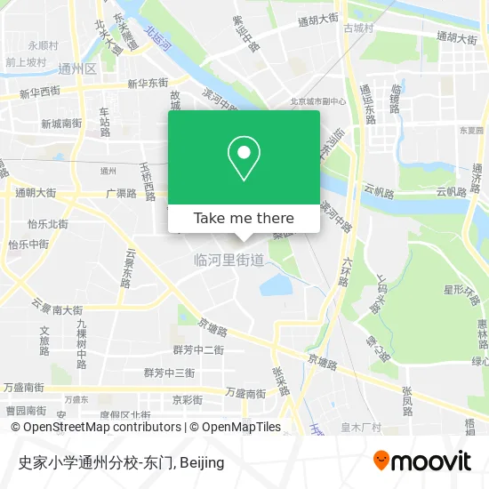 史家小学通州分校-东门 map