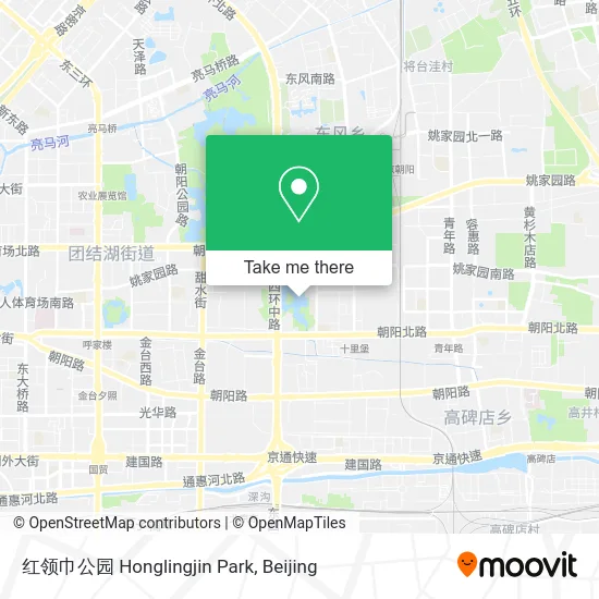 红领巾公园 Honglingjin Park map