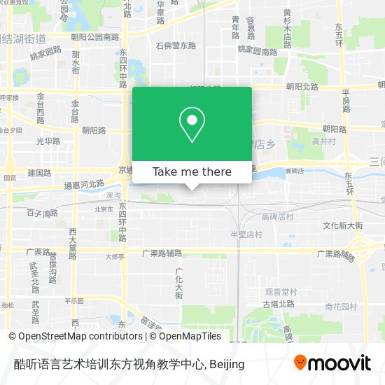 酷听语言艺术培训东方视角教学中心 map