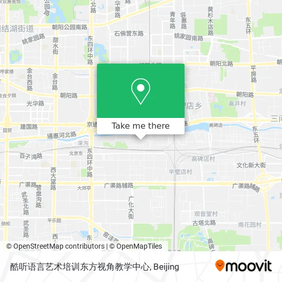 酷听语言艺术培训东方视角教学中心 map