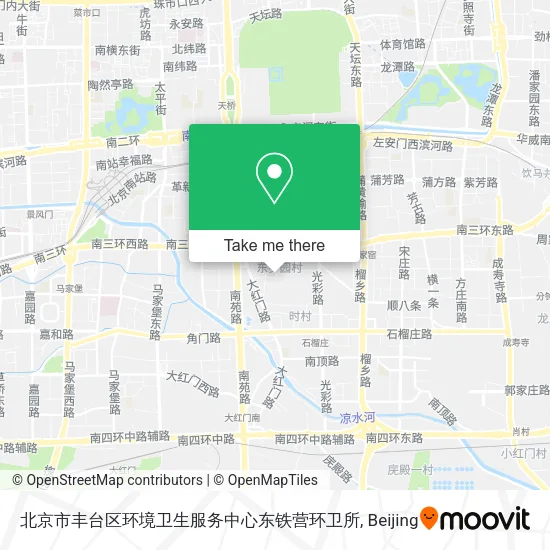 北京市丰台区环境卫生服务中心东铁营环卫所 map