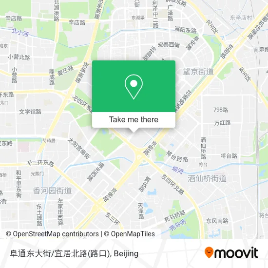 阜通东大街/宜居北路(路口) map