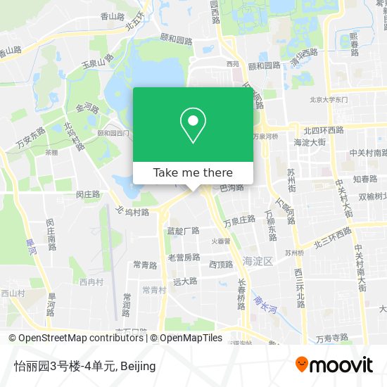 怡丽园3号楼-4单元 map