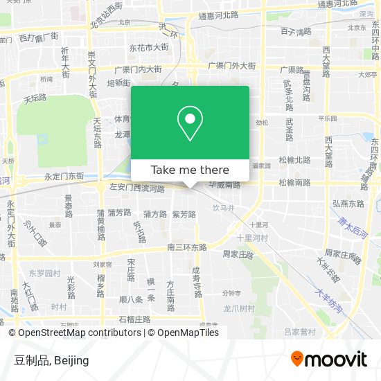 豆制品 map