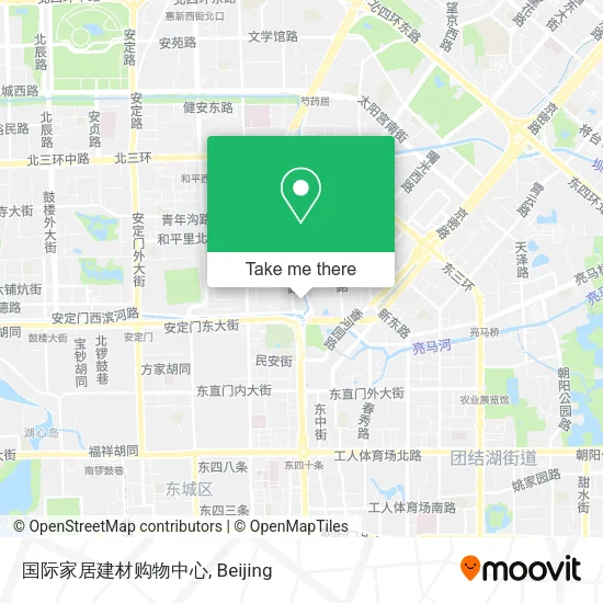 国际家居建材购物中心 map