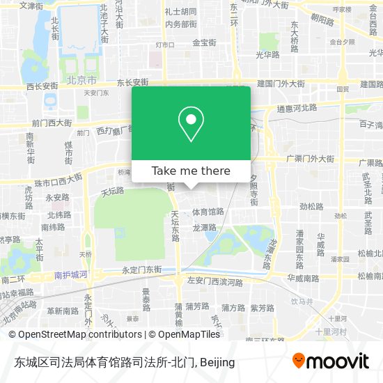 东城区司法局体育馆路司法所-北门 map