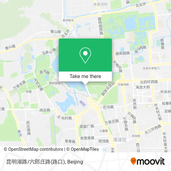 昆明湖路/六郎庄路(路口) map