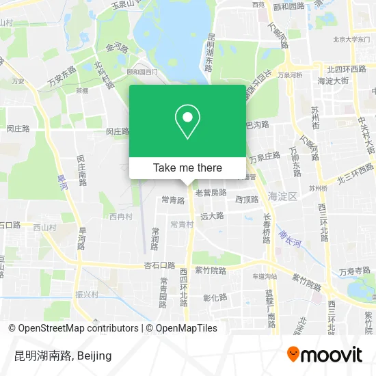 昆明湖南路 map