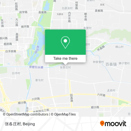 张各庄村 map