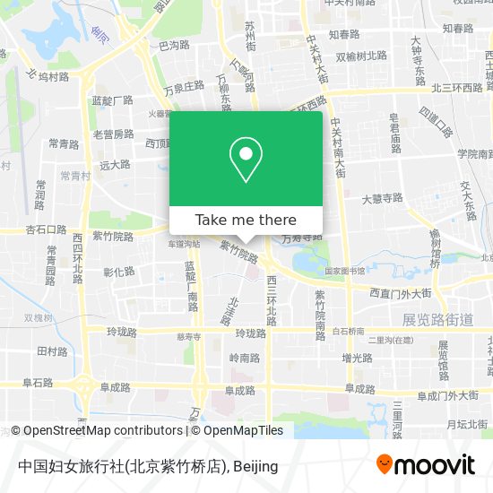 中国妇女旅行社(北京紫竹桥店) map