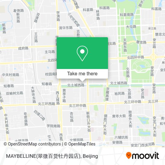 MAYBELLINE(翠微百货牡丹园店) map