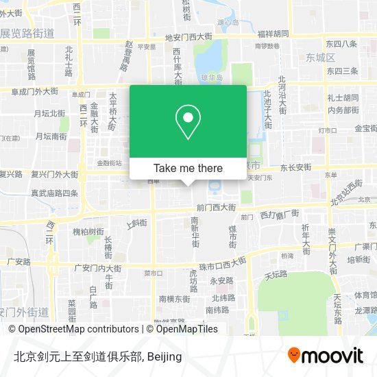 北京剑元上至剑道俱乐部 map