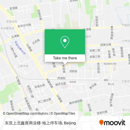 东亚上北鑫座商业楼-地上停车场 map