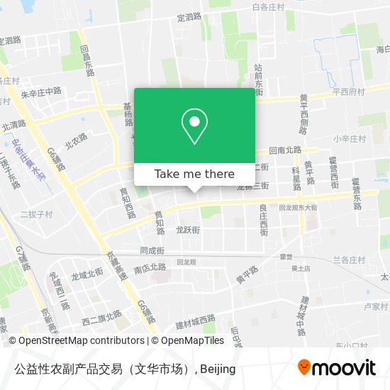 公益性农副产品交易（文华市场） map