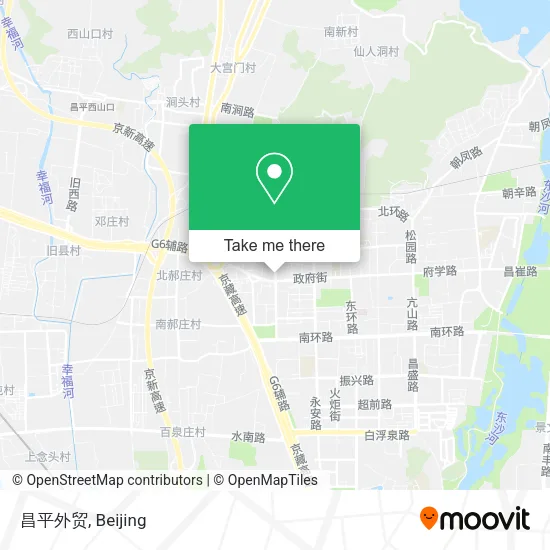 昌平外贸 map