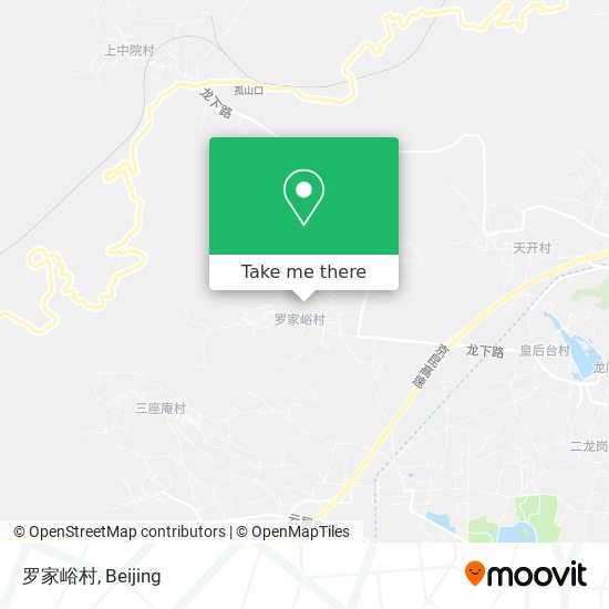 罗家峪村 map