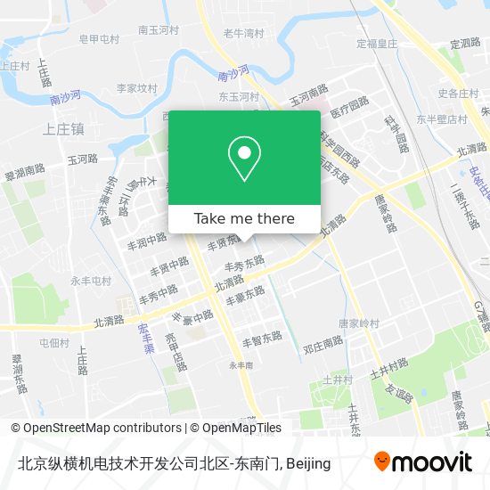 北京纵横机电技术开发公司北区-东南门 map