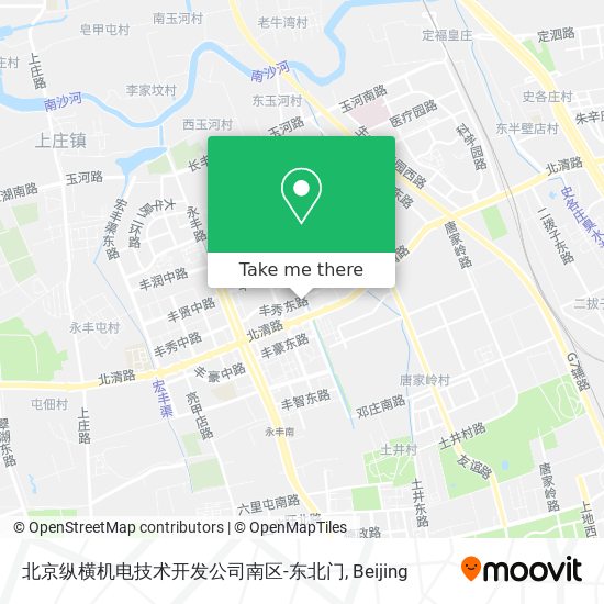 北京纵横机电技术开发公司南区-东北门 map