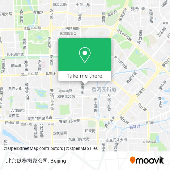 北京纵横搬家公司 map
