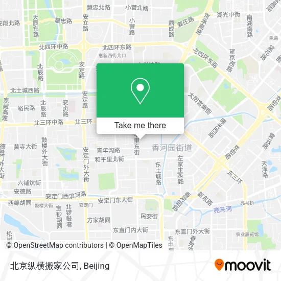 北京纵横搬家公司 map